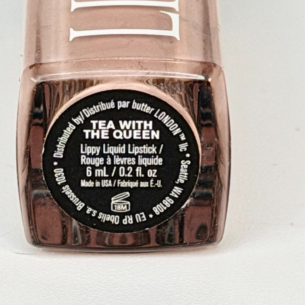 Butter London Lippy Liquid Lipstick Tea with the Queen Matte Travel .2oz 6ml New - Picture 3 of 6